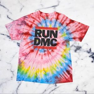 Run DMC Tie Dye Spiral Tee